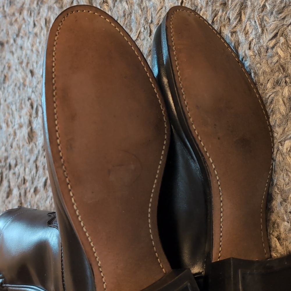 Larado Black Leather Cowboy Boots - Picture 8 of 8
